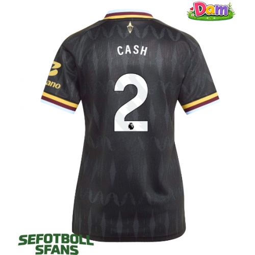Aston Villa Matty Cash #2 Bortatröja Kvinnor 2026-27 Kortärmad